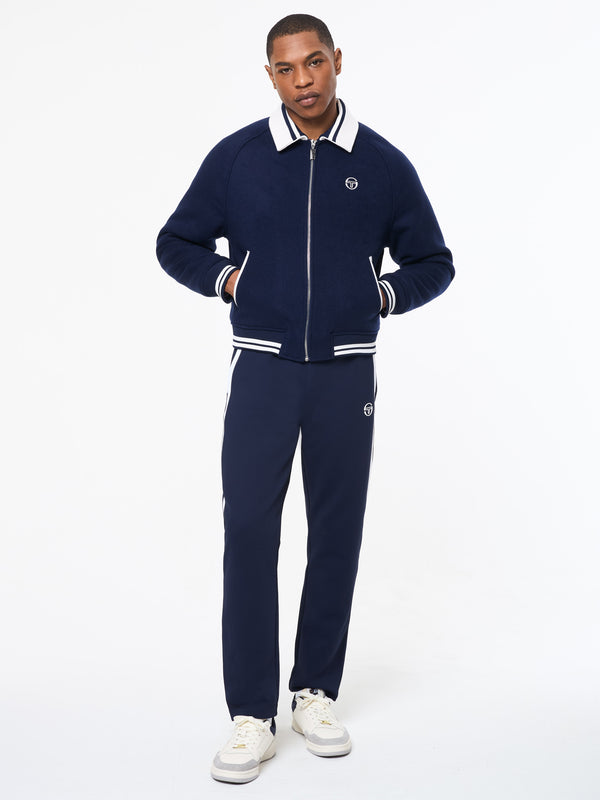 Sergio Tacchini Marco Varsity Jacket- Maritime Blue