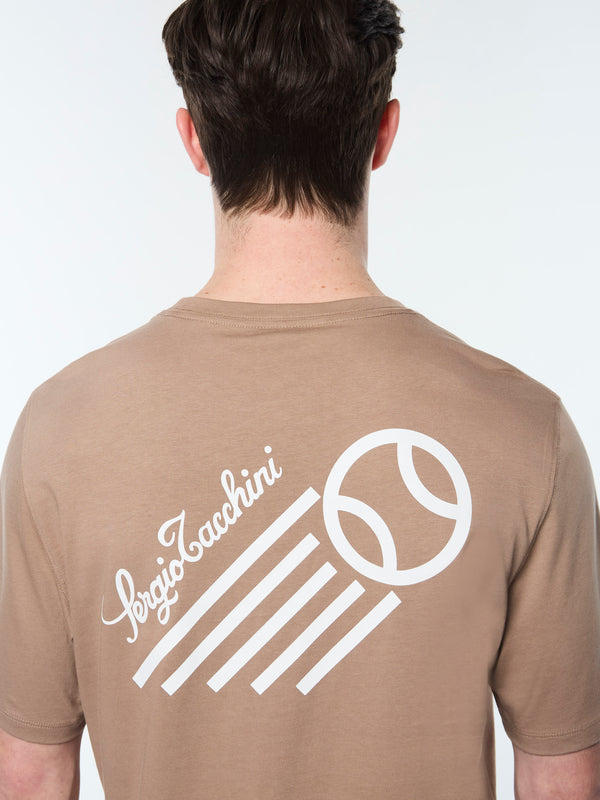 Sergio Tacchini Mossa T-Shirt- Taupe Grey