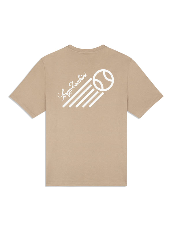 Sergio Tacchini Mossa T-Shirt- Taupe Grey
