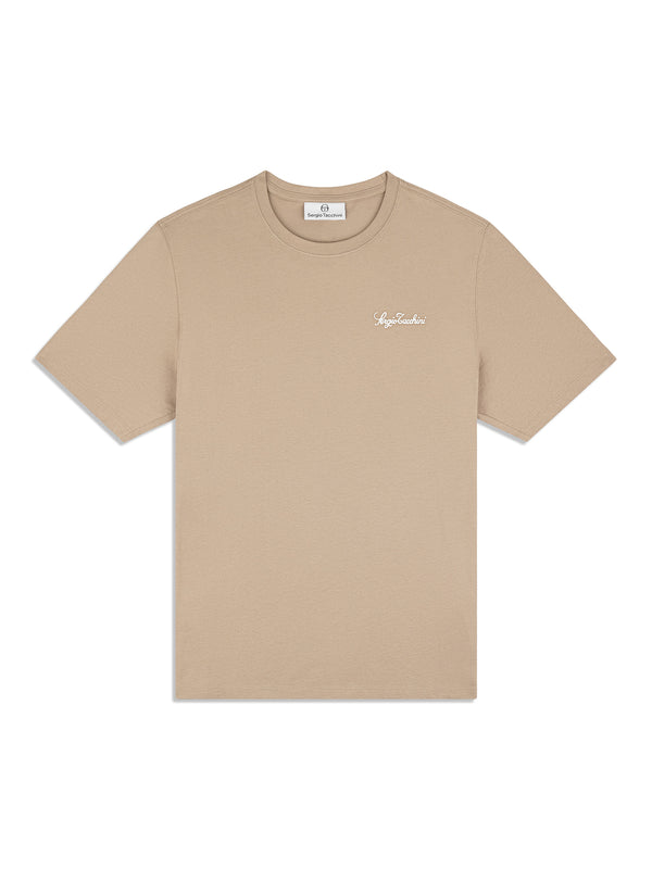 sergio tacchini Mossa T-Shirt- Taupe Grey