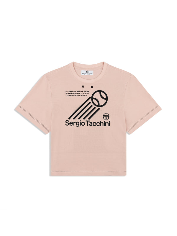 sergio tacchini Nera Boxy Tee- Evening Sand