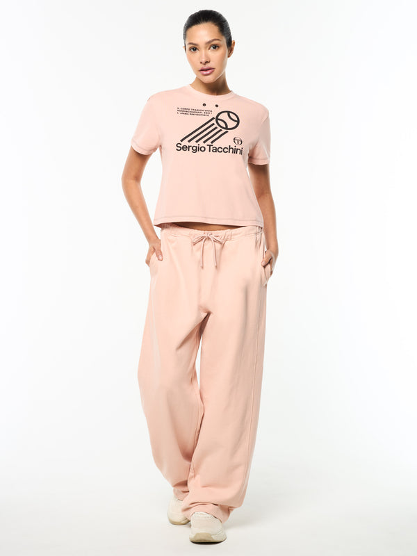 Sergio Tacchini Nera Boxy Tee- Evening Sand