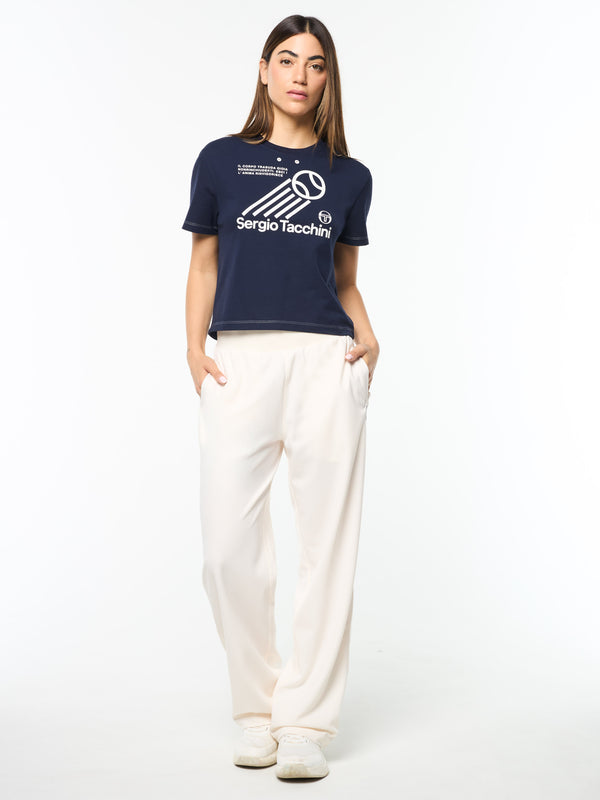 Sergio Tacchini Nera Boxy Tee- Maritime Blue