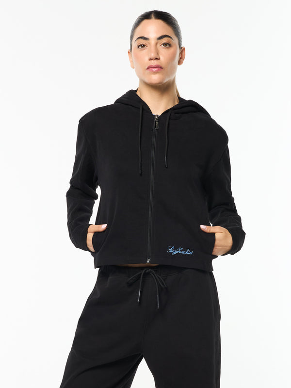 Sergio Tacchini Nera Hoodie- Black Beauty