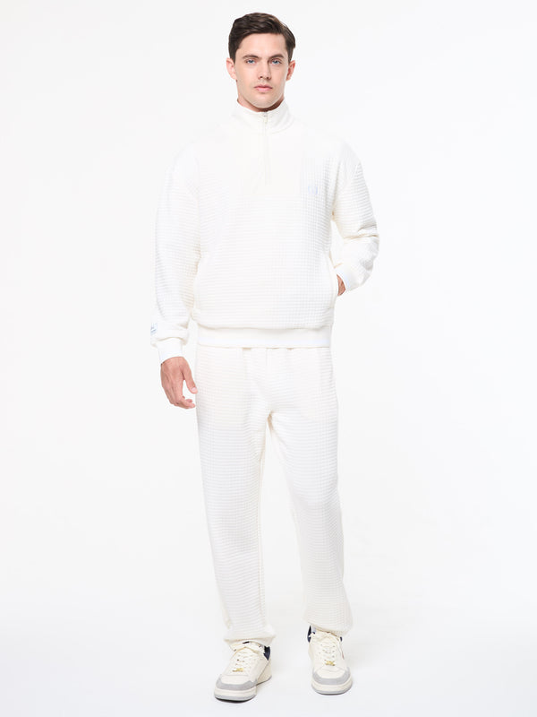 Sergio Tacchini Netto Quarter Zip- Gardenia