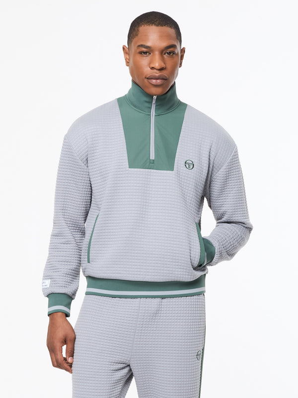 Sergio Tacchini Netto Quarter Zip- Sleet
