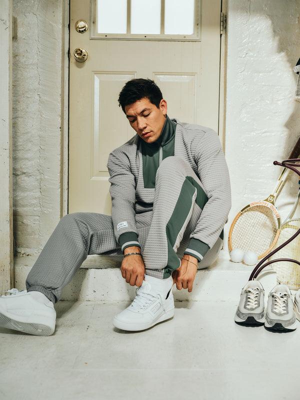 Sergio Tacchini Netto Quarter Zip- Sleet