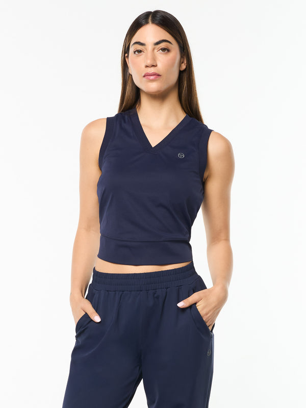 Sergio Tacchini Noemi Top- Maritime Blue