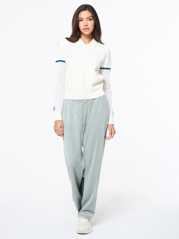 Sergio Tacchini Nota Knit Jacket- Gardenia