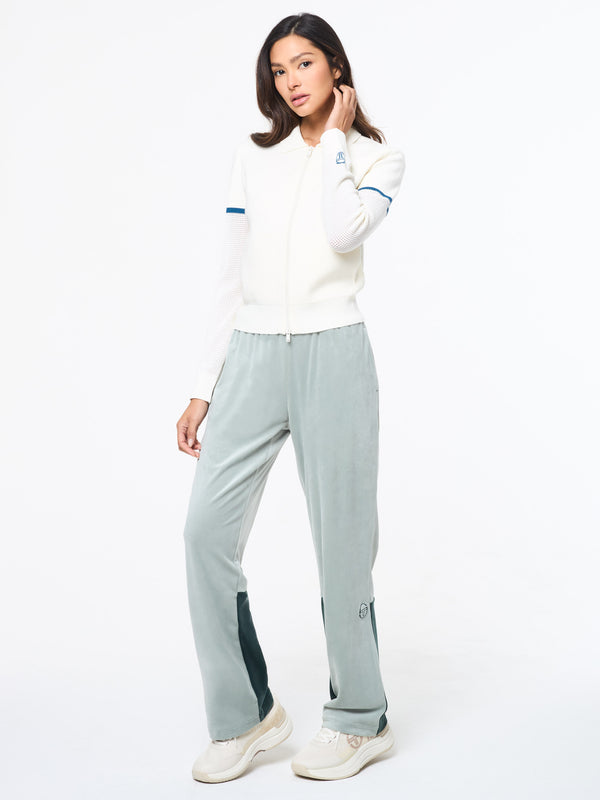 Sergio Tacchini Nota Knit Jacket- Gardenia