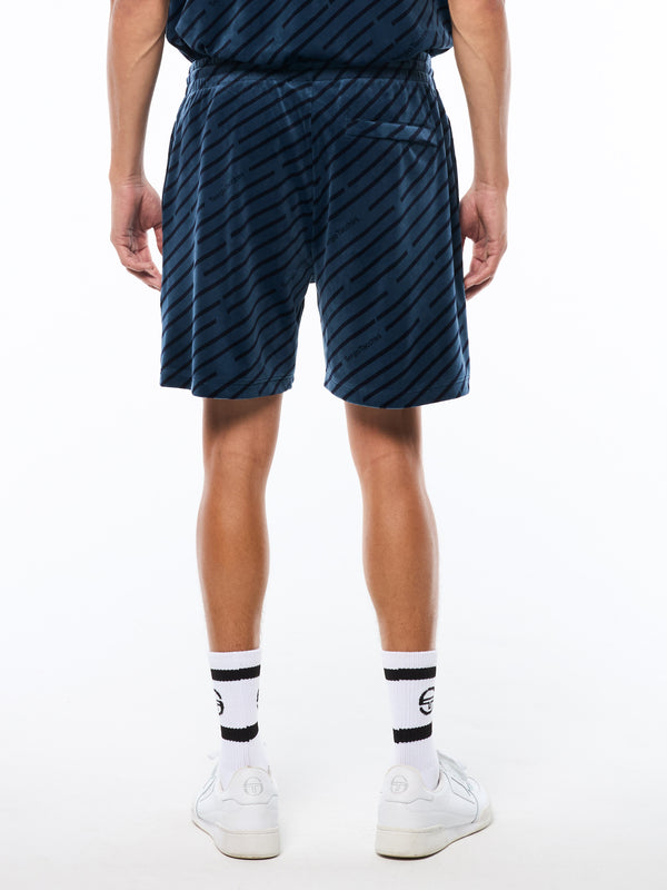 Sergio Tacchini Obliquo Velour Short-Key Largo