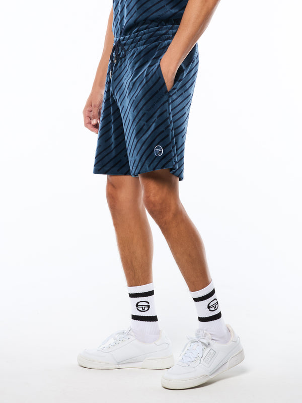 Sergio Tacchini Obliquo Velour Short-Key Largo