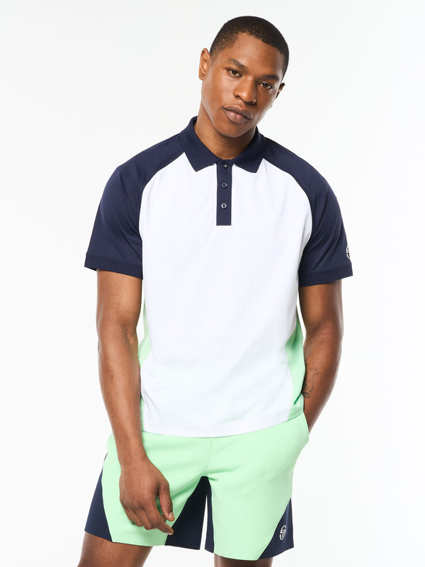 Sergio Tacchini Pagia Court Polo- Green Ash