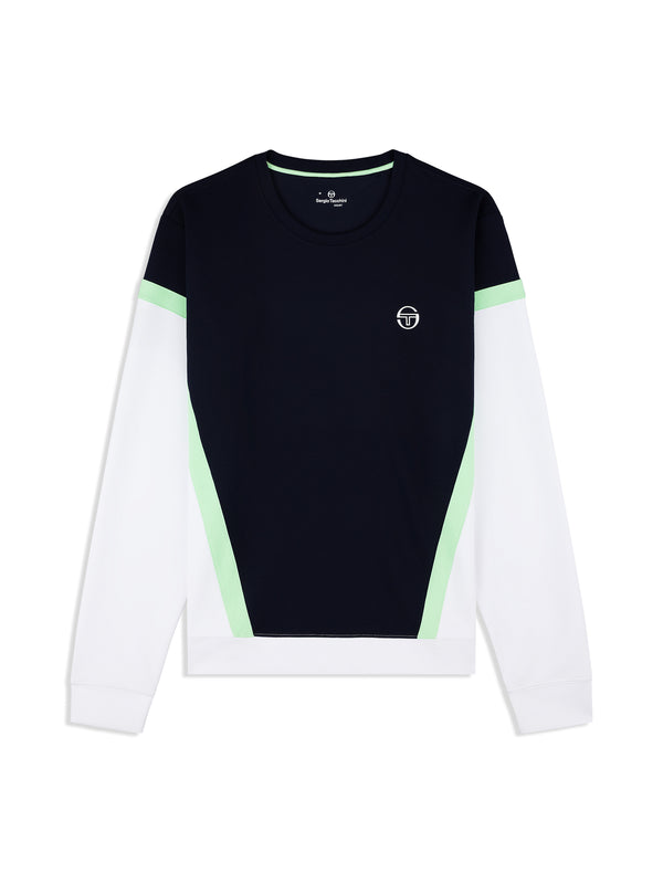 sergio tacchini Pagia Crewneck- Maritime Blue