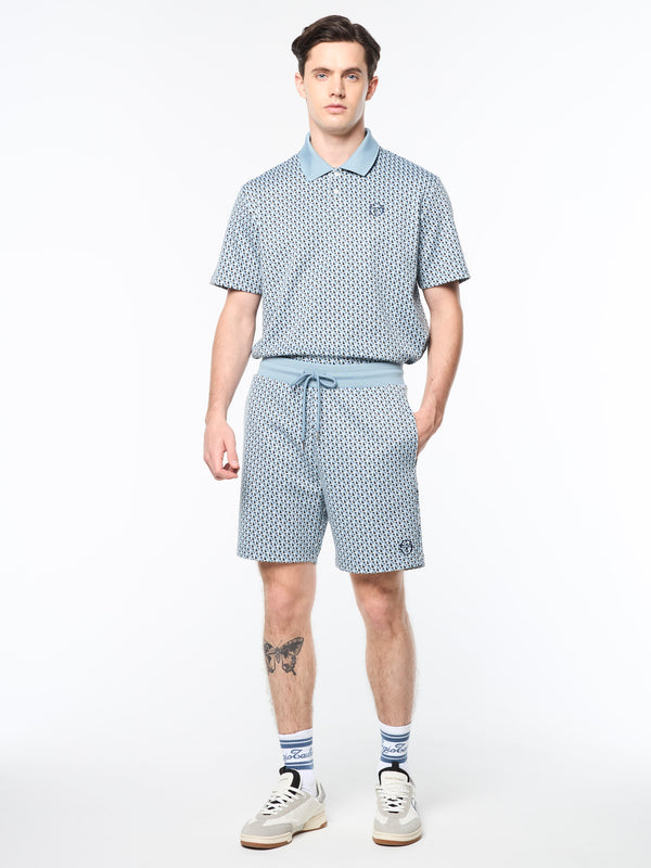 Sergio Tacchini Paolo Knit Shorts- Faded Denim