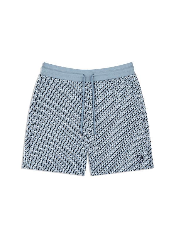 sergio tacchini Paolo Knit Shorts- Faded Denim