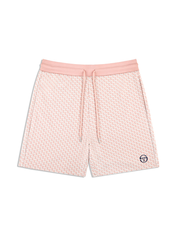 sergio tacchini Paolo Knit Shorts- Pale Mauve