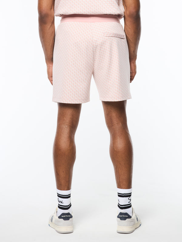Sergio Tacchini Paolo Knit Shorts- Pale Mauve