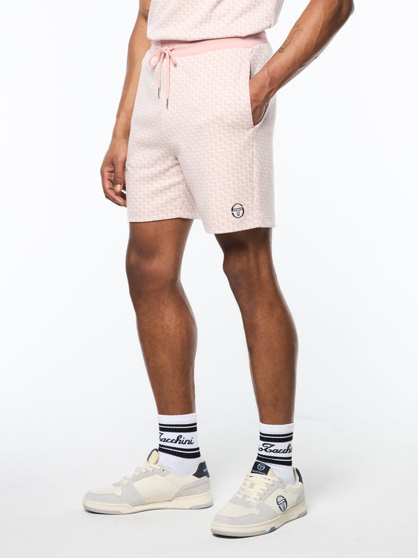 Sergio Tacchini Paolo Knit Shorts- Pale Mauve