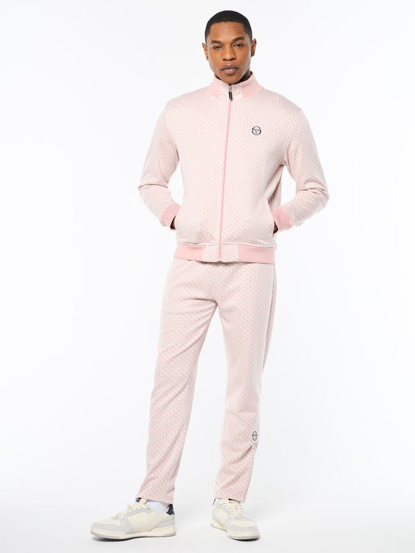 Sergio Tacchini Paolo Knit Track Jacket- Pale Mauve