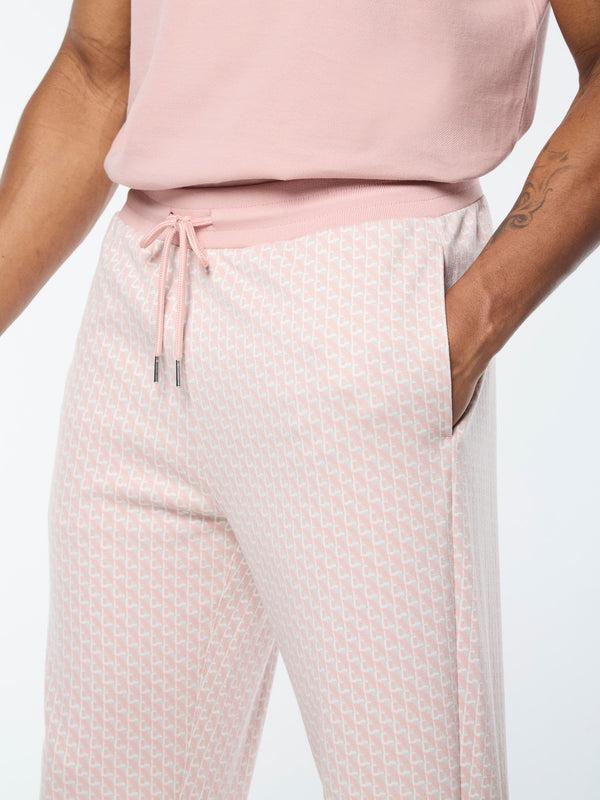 Sergio Tacchini Paolo Knit Track Pant- Pale Mauve