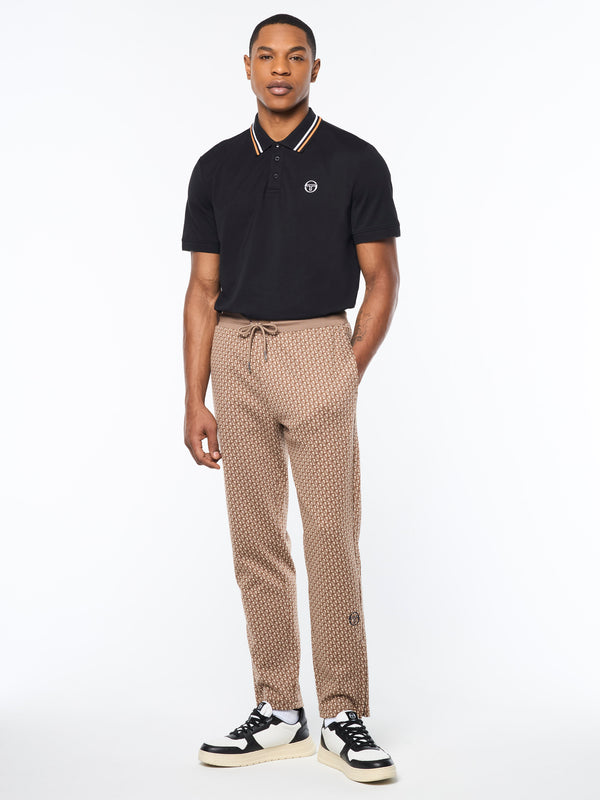 Sergio Tacchini Paolo Knit Track Pant- Taupe Grey