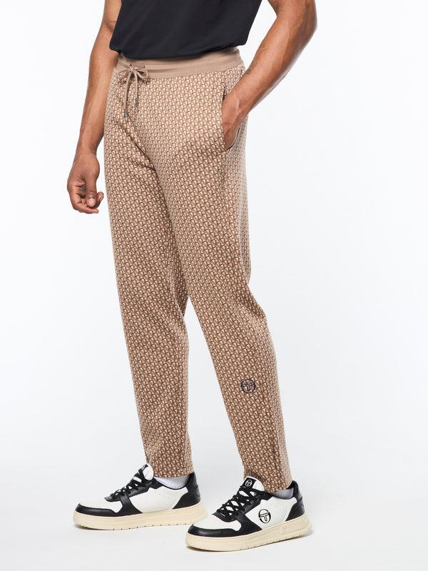 Sergio Tacchini Paolo Knit Track Pant- Taupe Grey