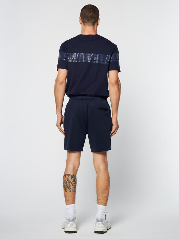 Sergio Tacchini Perforata Short- Maritime Blue