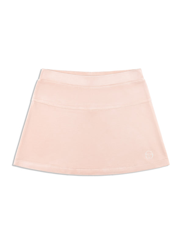 Sergio Tacchini Piera Velour Skirt- Evening Sand