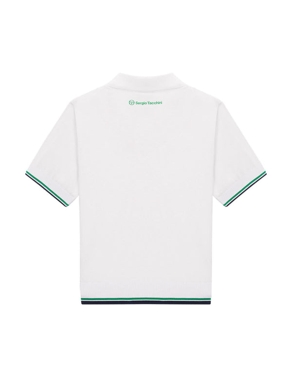 Sergio Tacchini Preppy Knit Polo- Off White