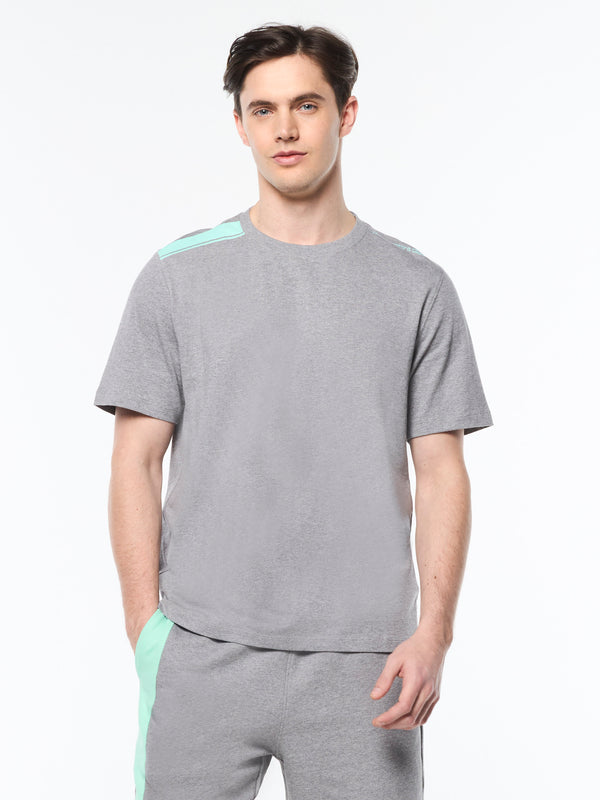 Sergio Tacchini Presto T-Shirt- Heather Grey