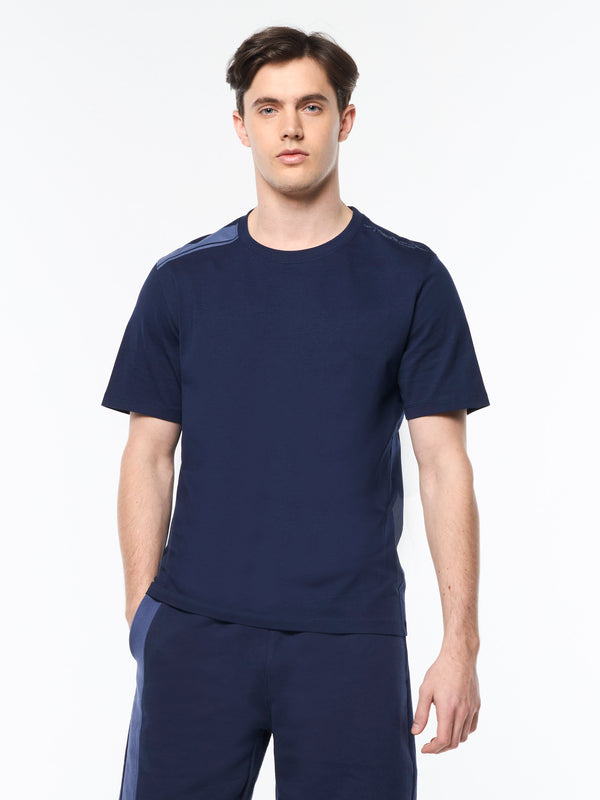 Sergio Tacchini Presto T-Shirt- Maritime Blue