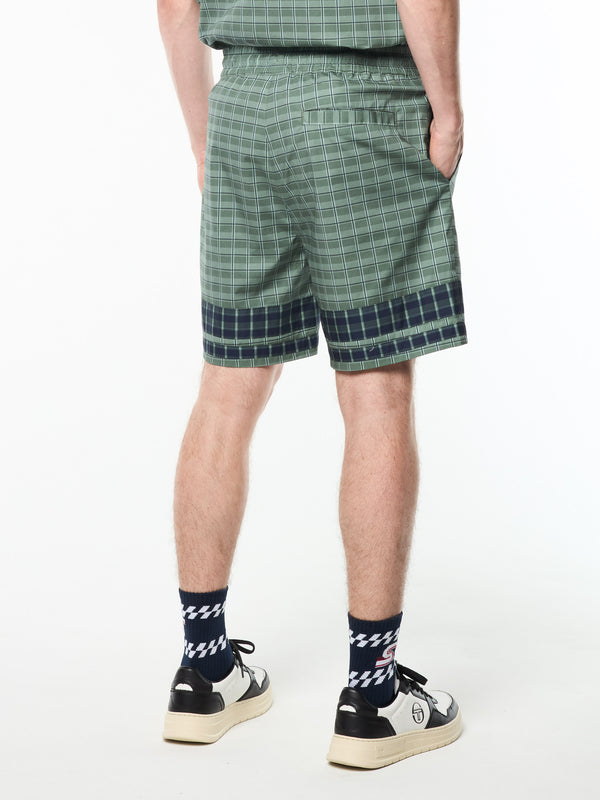 Sergio Tacchini Quadretto Cabana Short- Duck Green