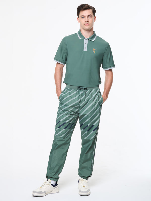 Sergio Tacchini Quadretto Track Pant- Duck Green