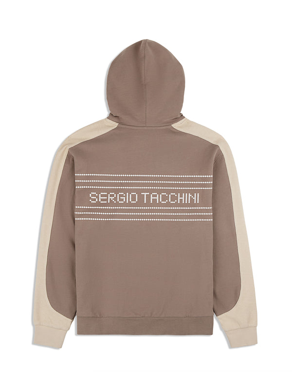 Sergio Tacchini Remo Hoodie- Taupe Grey