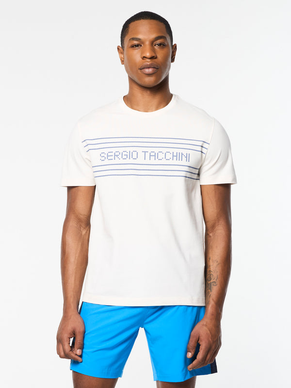 Sergio Tacchini Remo T-Shirt- Gardenia