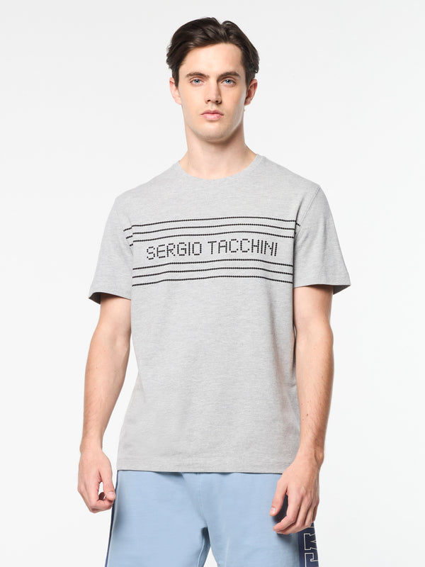 Sergio Tacchini Remo T-Shirt- Heather Grey