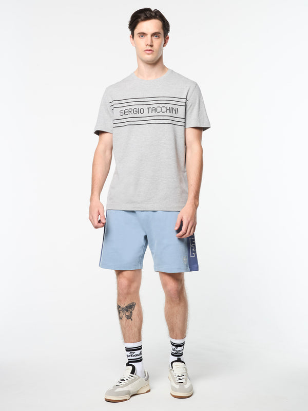 Sergio Tacchini Remo T-Shirt- Heather Grey