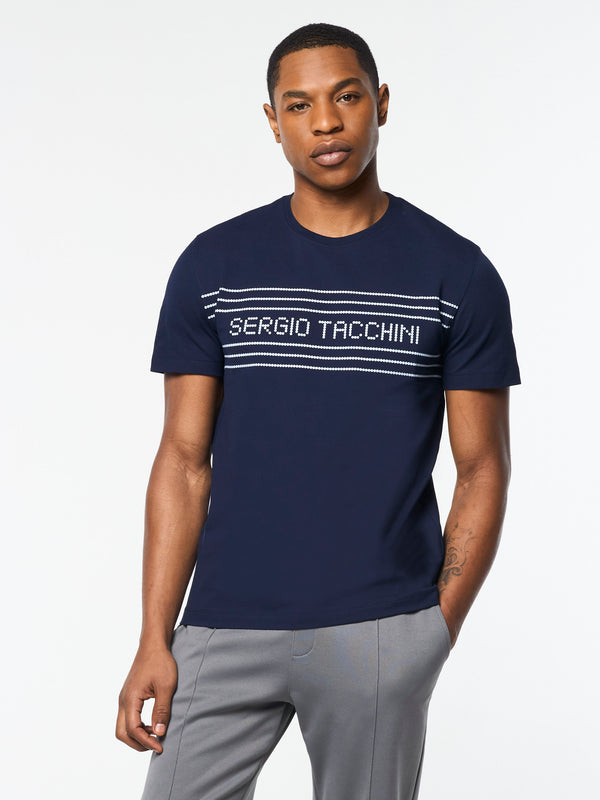 Sergio Tacchini Remo T-Shirt- Maritime Blue