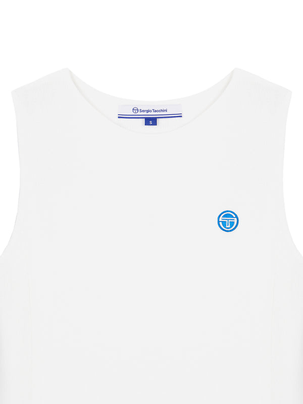 Sergio Tacchini Resort Flare Dress- Off White