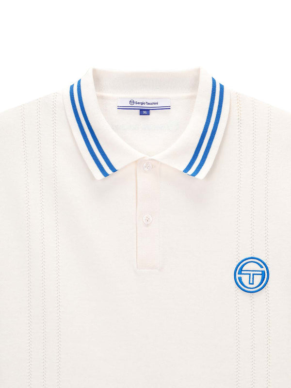 Sergio Tacchini Resort Knit Polo - Off White