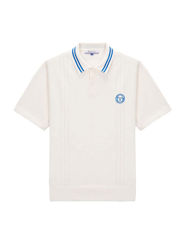 sergio tacchini Resort Knit Polo - Off White
