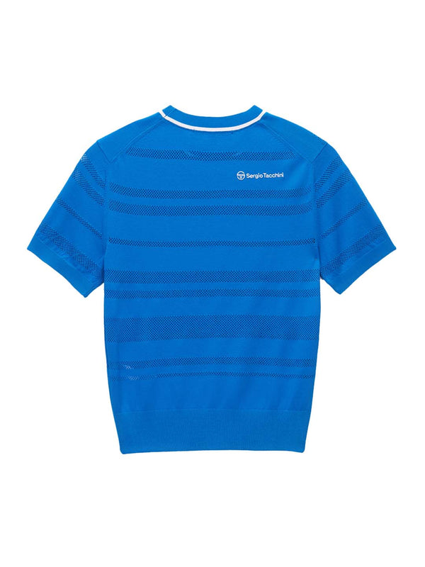 Sergio Tacchini Resort Knit Top- Dark Blue