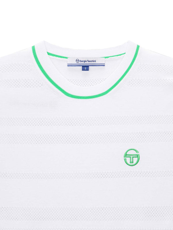 Sergio Tacchini Resort Knit Top- Off White