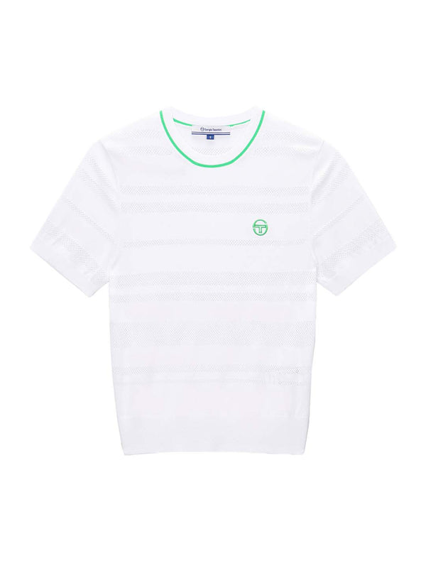 sergio tacchini Resort Knit Top- Off White