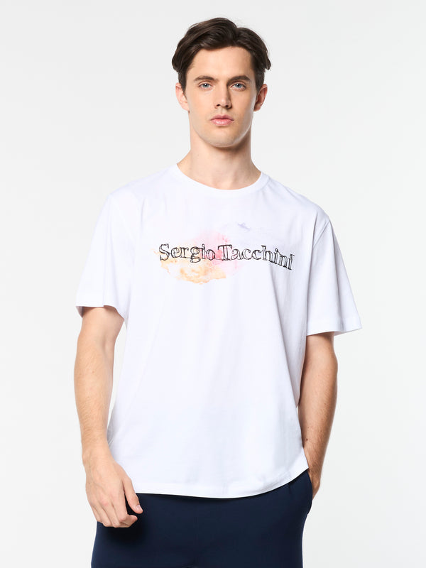 Sergio Tacchini Rin T-Shirt- Brilliant White