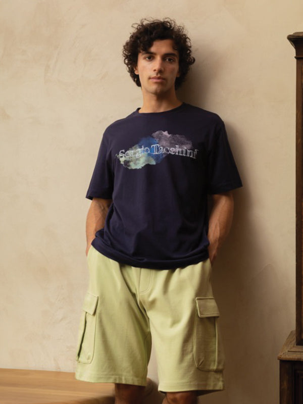 Sergio Tacchini Rin T-Shirt- Maritime Blue