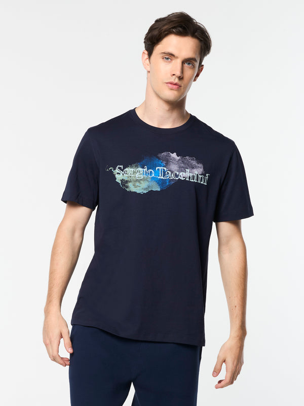 Sergio Tacchini Rin T-Shirt- Maritime Blue