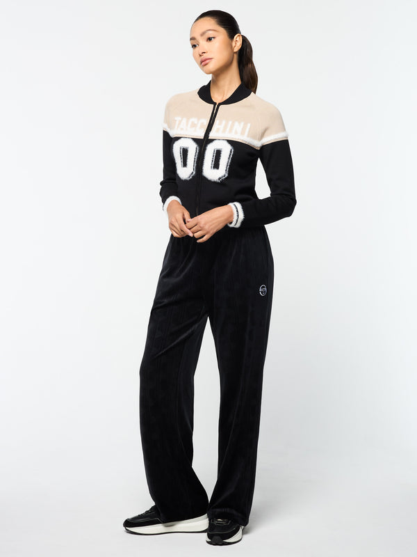 Sergio Tacchini Ruota Cycling Jersey- Black Beauty