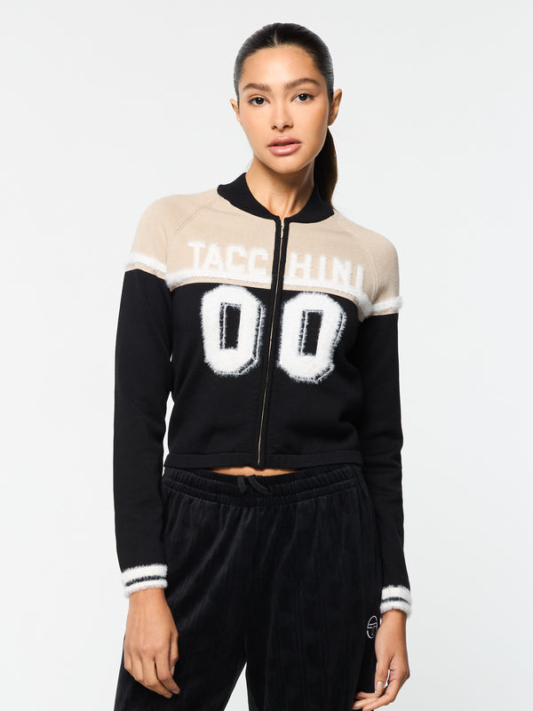 Sergio Tacchini Ruota Cycling Jersey- Black Beauty